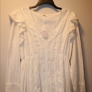 white embroidered dress